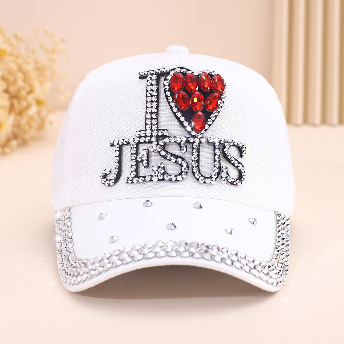 Wholesale Spring and autumn thickened baseball cap with rhinestone letters