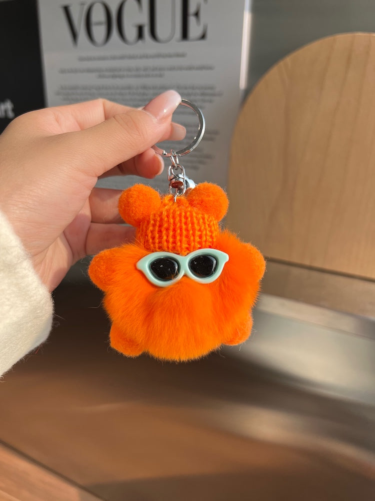 Wholesale Cartoon Doll Plush Ball Keychain