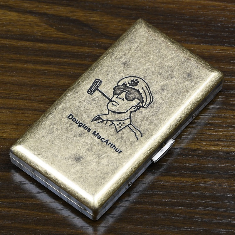 Wholesale 20 Pack Thin Creative China-Chic Bronze Cigarette Boxes