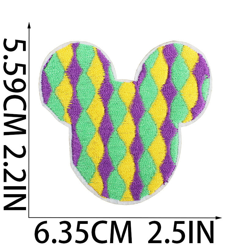 Wholesale Embroidered Patch Sew On Badge Polyester Craft Supply For Clothing Bags Decorative Gift OLY Exclusive