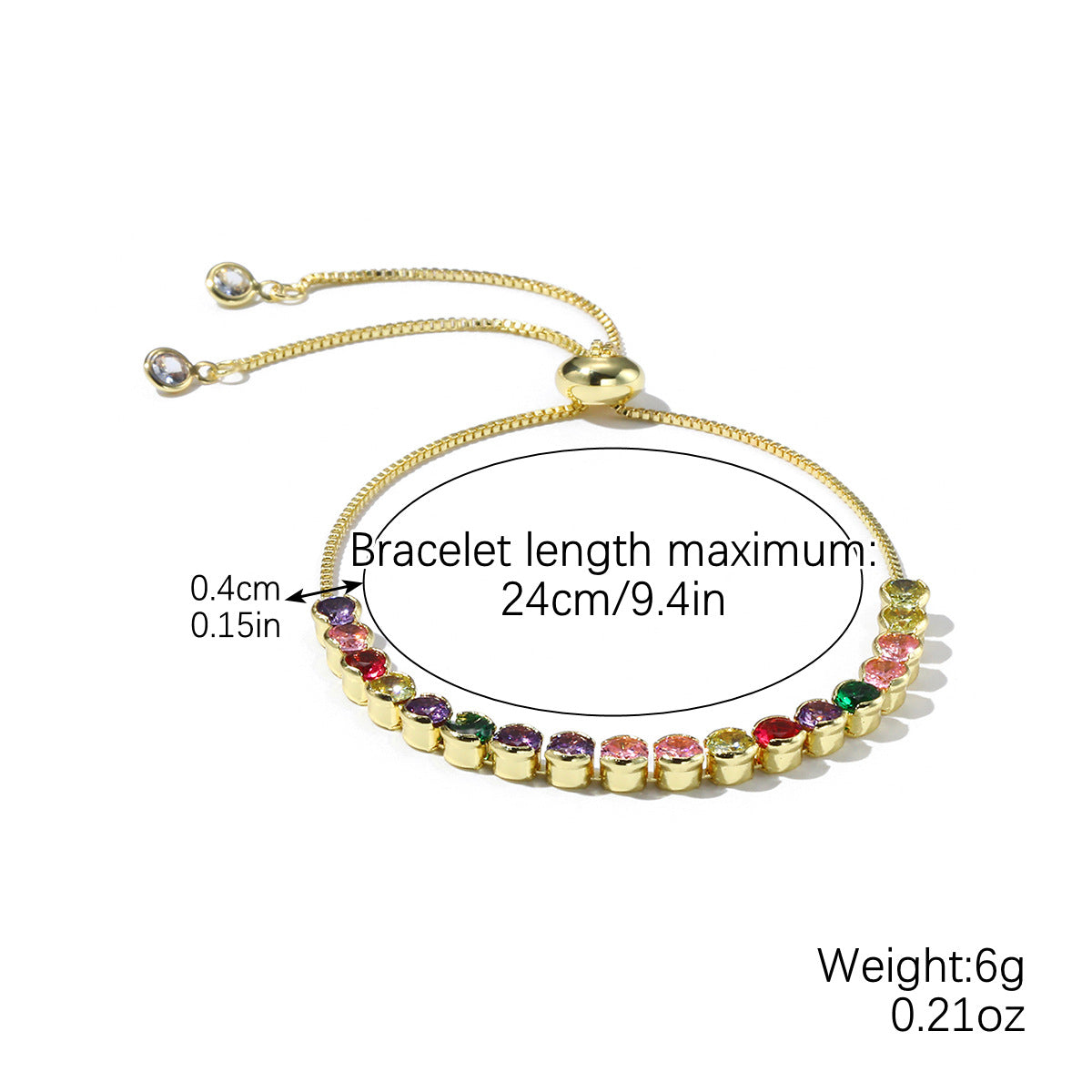 Wholesale  Adjustable Pull  Demon Eye Alloy Bracelet