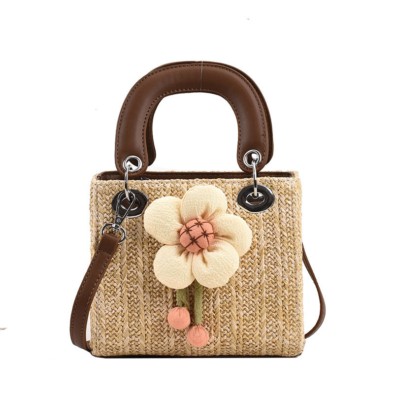 Wholesale Creative straw woven handbag shoulder bag for women