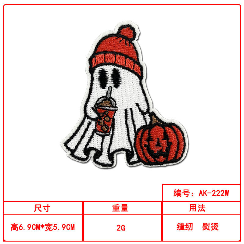 Wholesale Ghost Witch Embroidered Patch