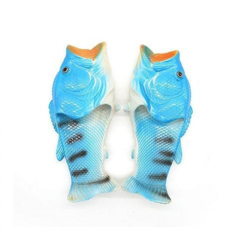 Wholesale Salted Fish Funny Fish Mouth Fish Shape Creative Slippers
