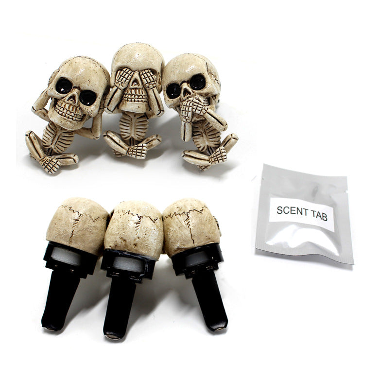 Wholesale Resin Skull Fragrance Holder
