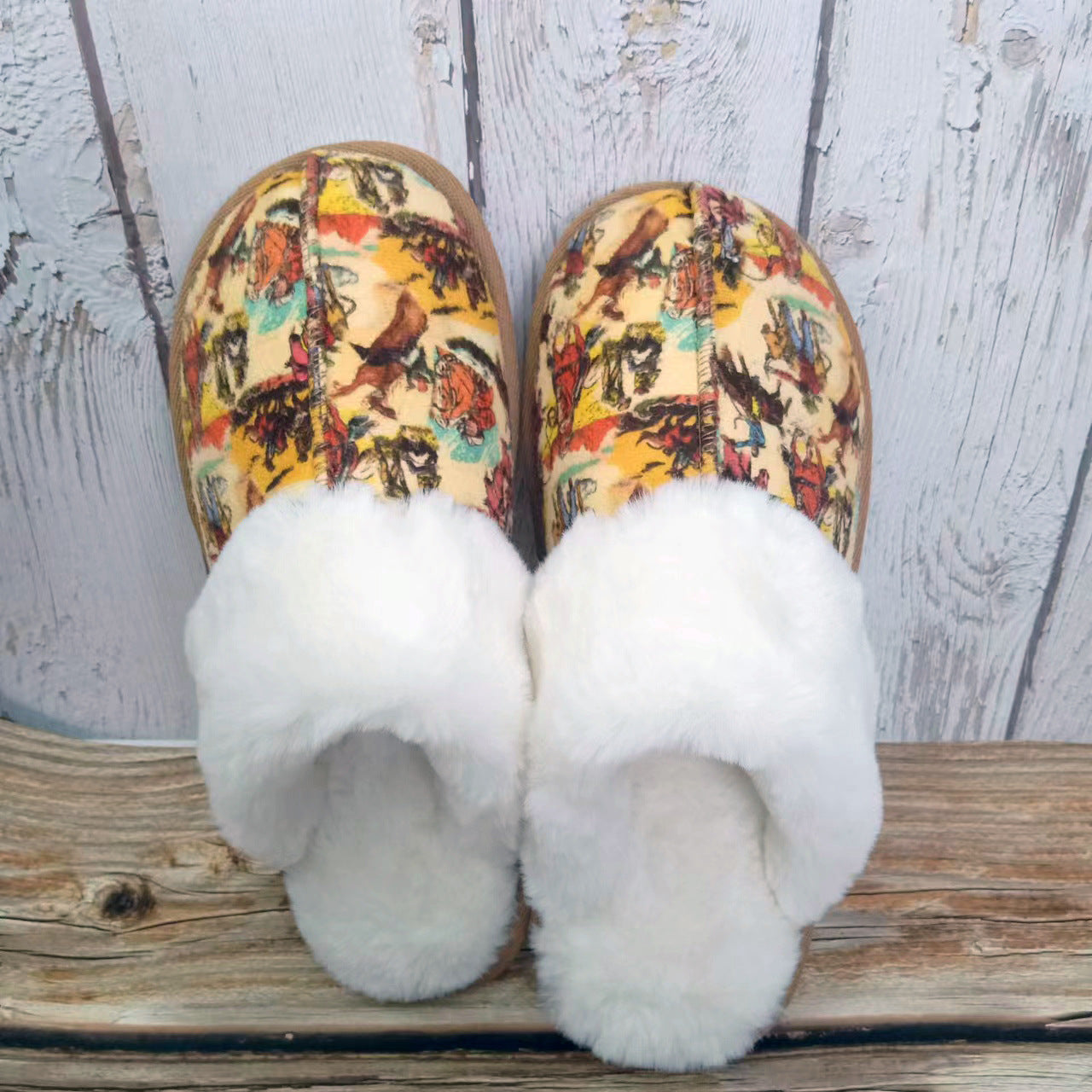 Wholesale Autumn and Winter Plush Slippers