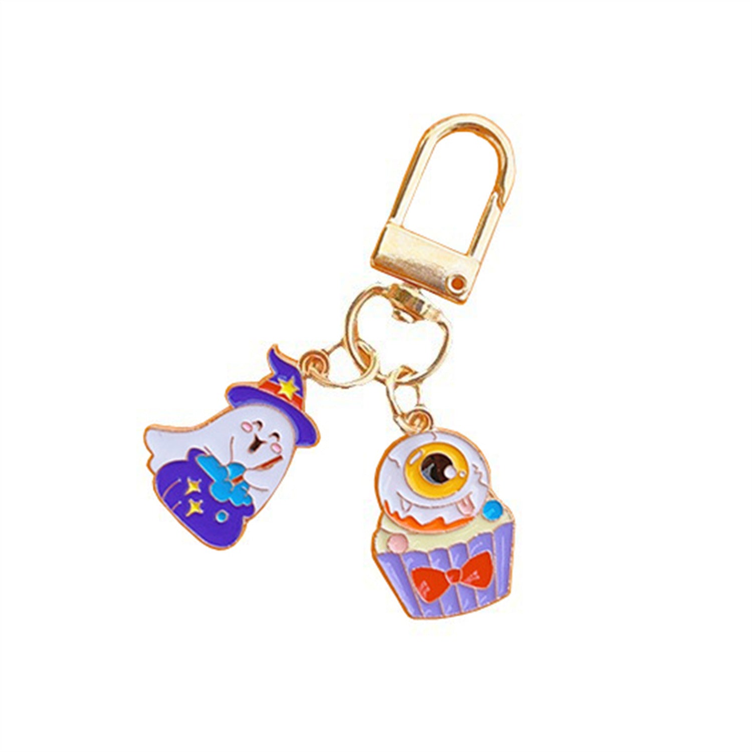 Wholesale Halloween Ghost Cartoon Cute Pumpkin Ghost Alloy Keychain