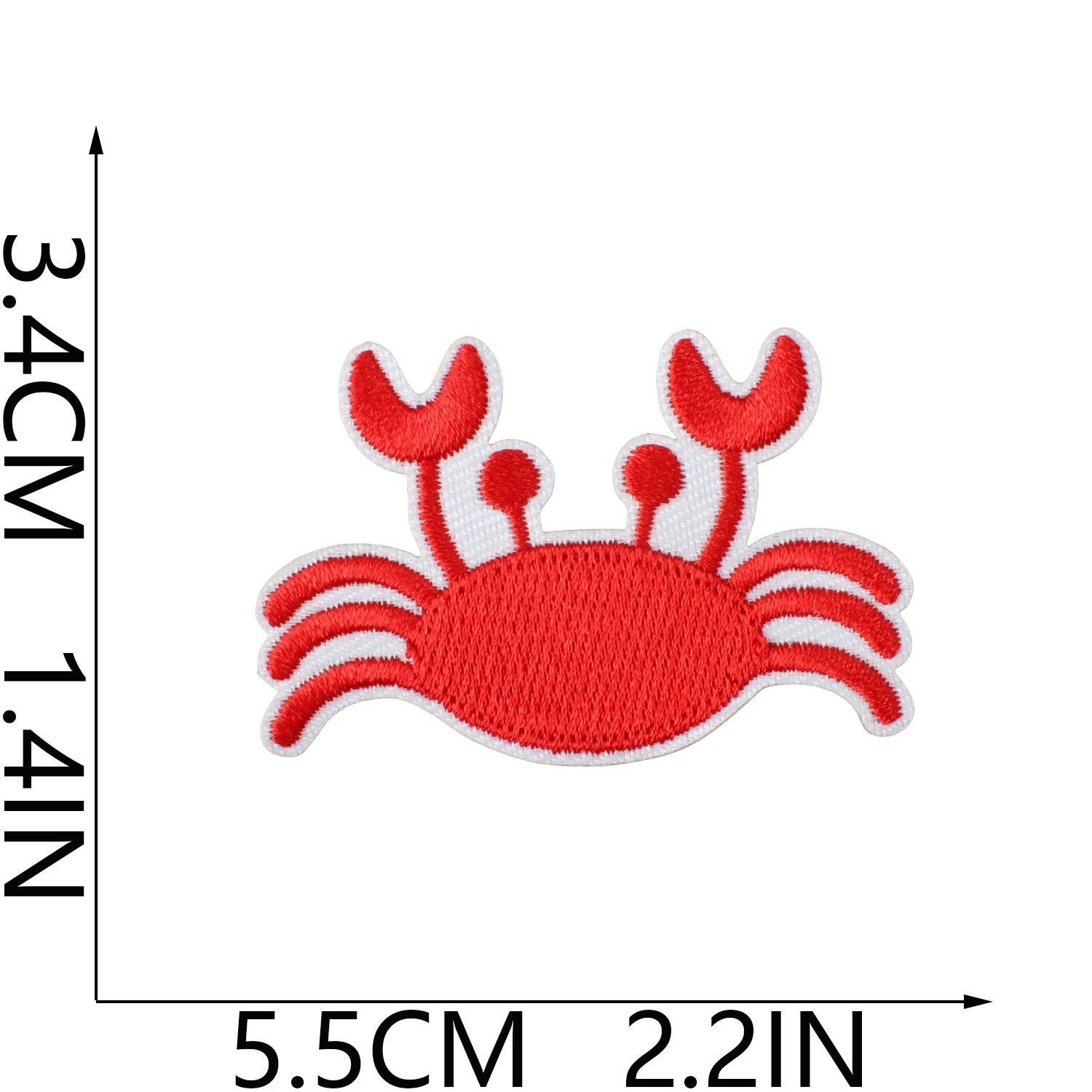 Wholesale Fashion Embroidery Patch Polyester Beach Ice Cream Applique For Clothing Bags And DIY Craft Projects