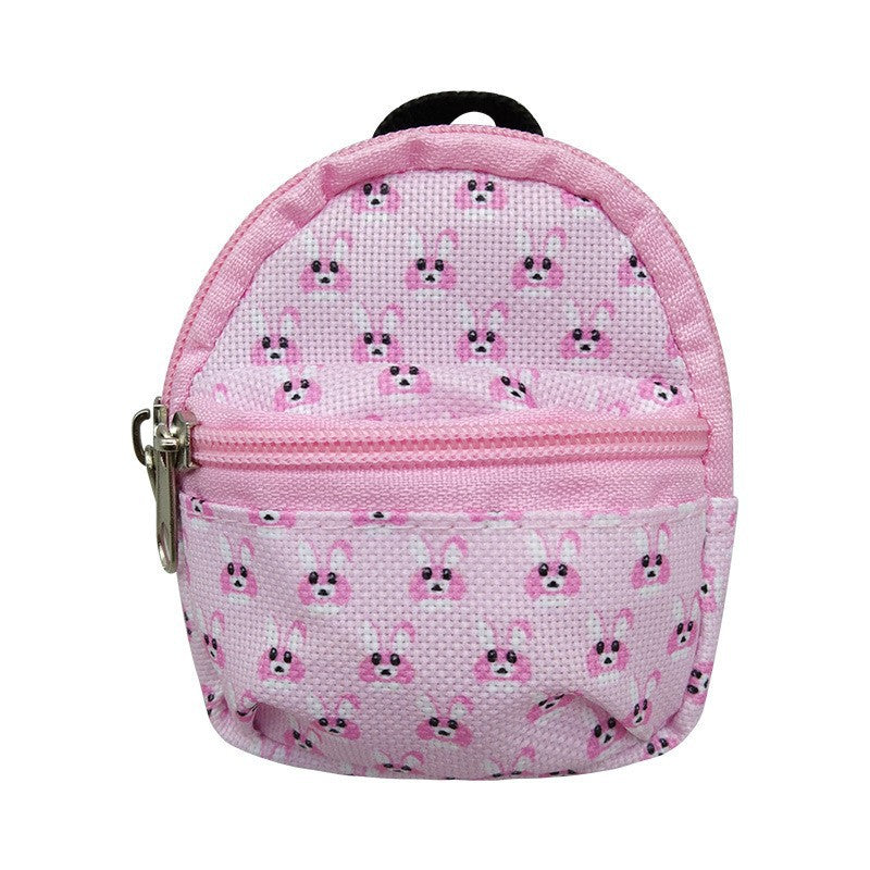 Wholesale Change bag 8cm small schoolbag Doll Accessories
