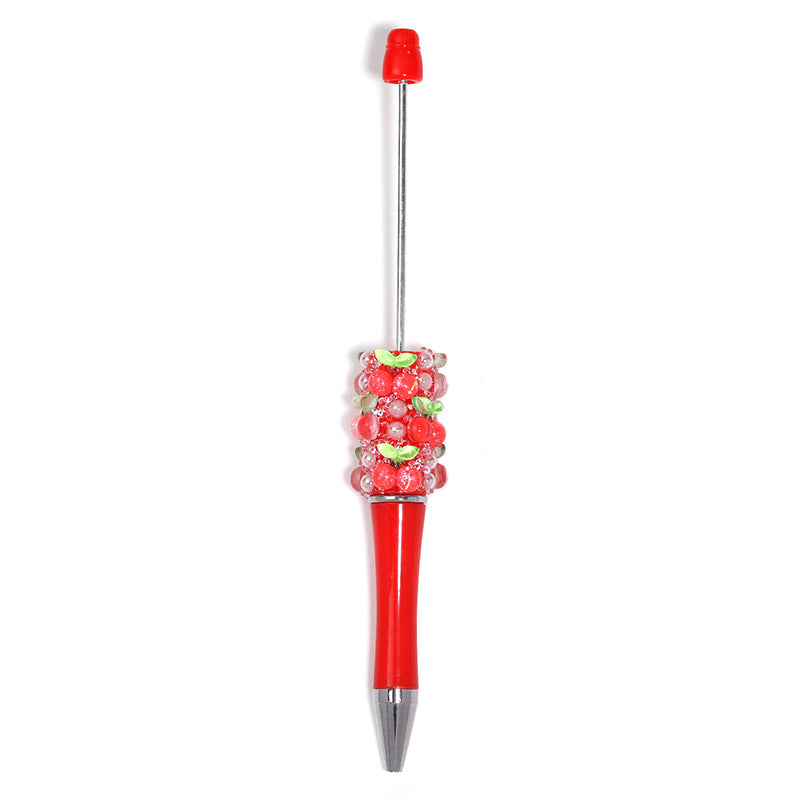 Wholesale 5pcs Fruit-shaped beaded pen  beaded pen  beaded pen