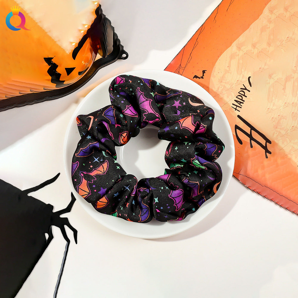Wholesale Halloween Pumpkin Skull Personality Festive Hair Tie
