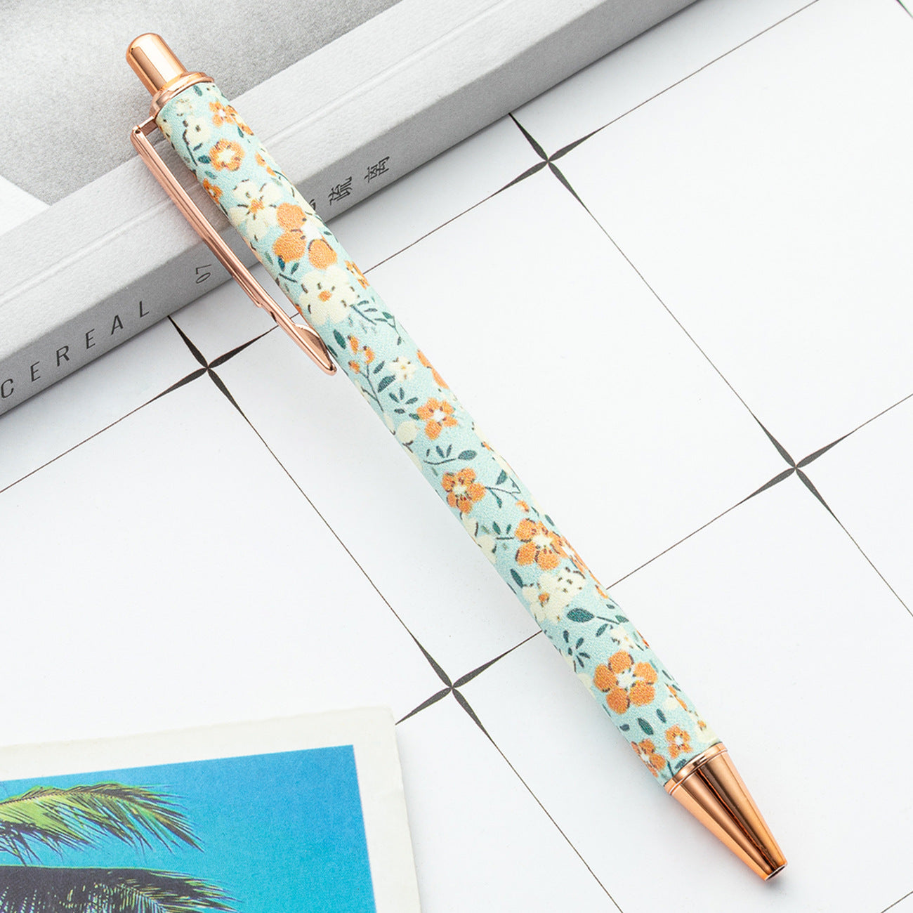 Whoelsale Pens Fashion Flower Metal Pen