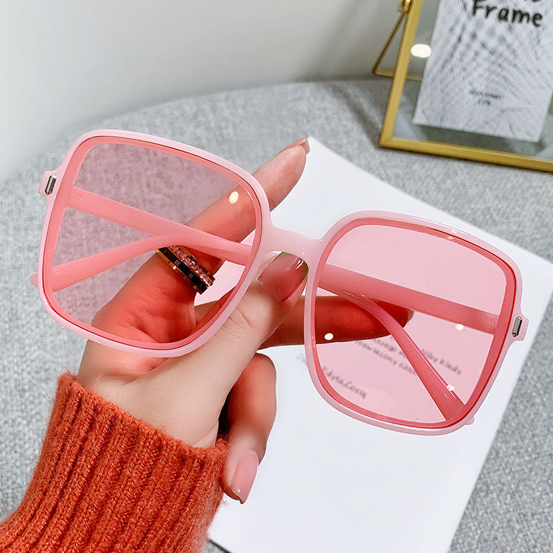 Wholesale Rice Nails Square Fashion Anti-UV Retro Sunglasses