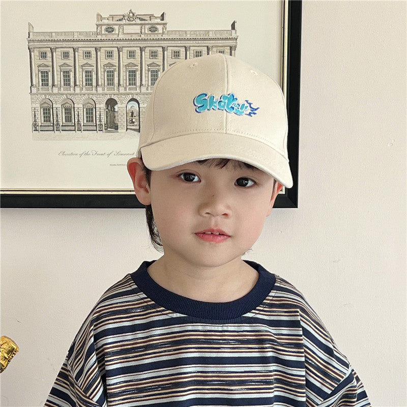 Wholesale Half Hollow Top Fashion Casual Sunshade Children's Baseball Cap
