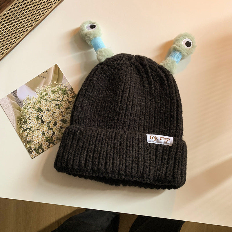 Wholesale Cute and Funny Frog Knitted Woolen Hat