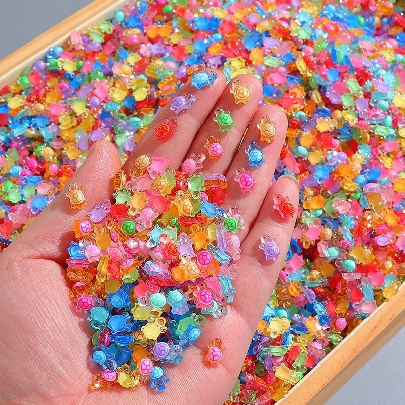 Wholesale quicksand turtle flash luminous accessories Decorations special