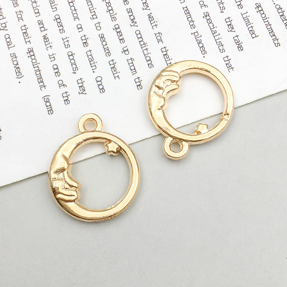 Wholesale Alloy Simulation Star Moon Sun Series Pendant