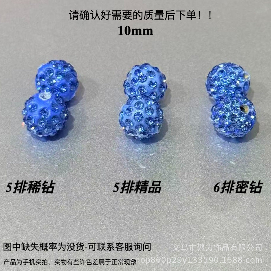 Wholesale 100pcs Polymer Clay Diamond Beads Loose Spacer Beads For DIY Jewelry Making Trendy Fashion Accessory For Resale
