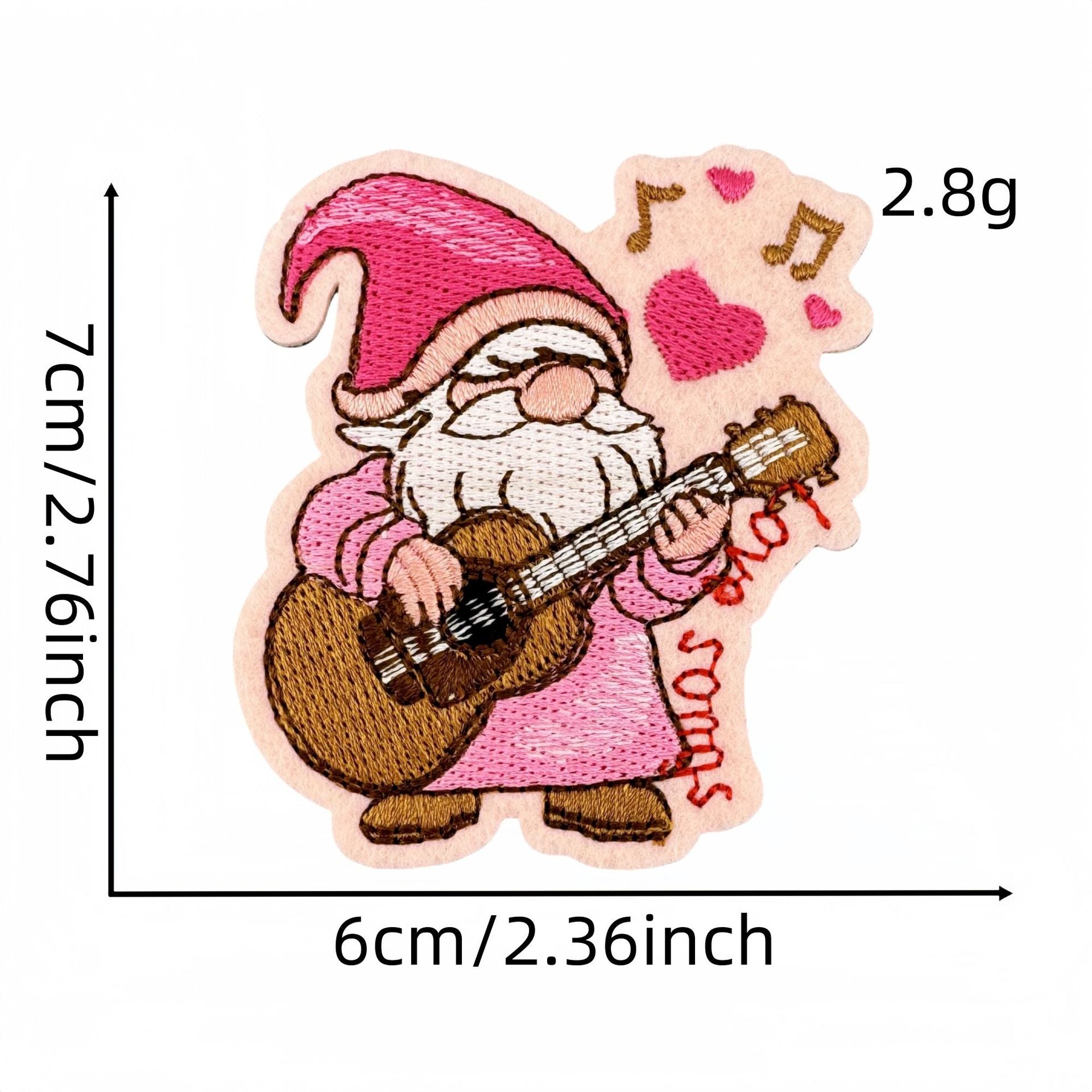 Wholesale Valentine' s Day Pink Love Cartoon Embroidery DIY Patches