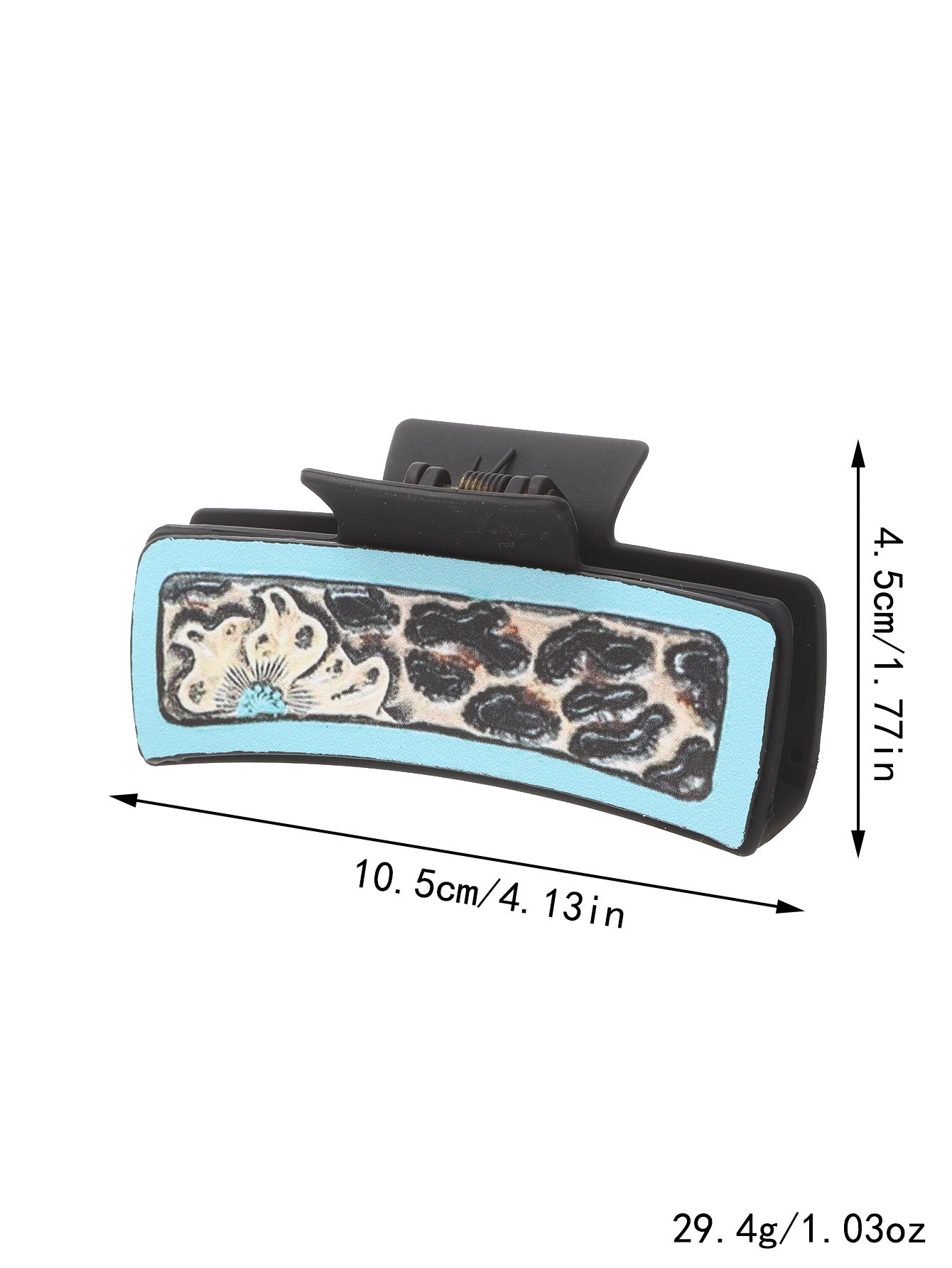 Wholesale Western Cactus Sunflower Faux Leather Hair Claw Clip Fashion Accessory Gift Boutique Resale