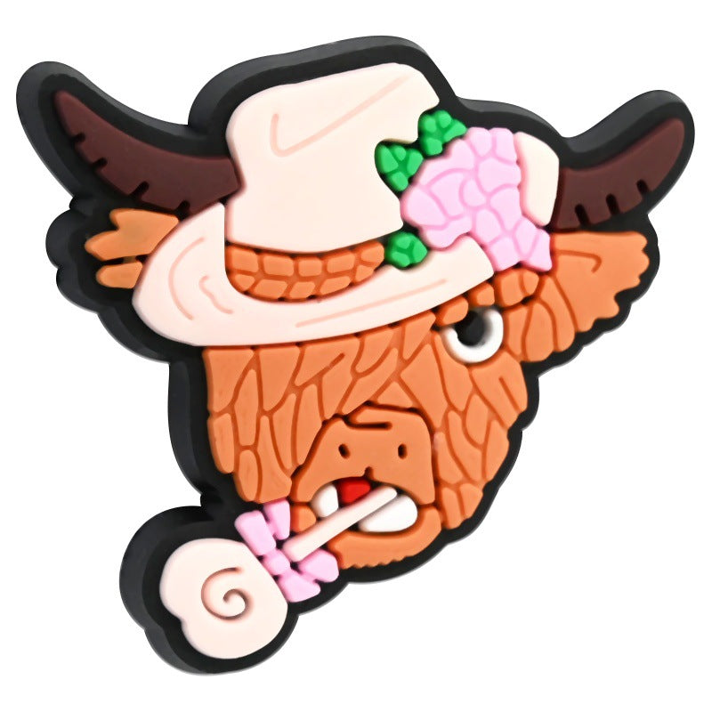 Wholesale   Random 100pcs/pack  Denim series soft rubber ballpoint pen beads