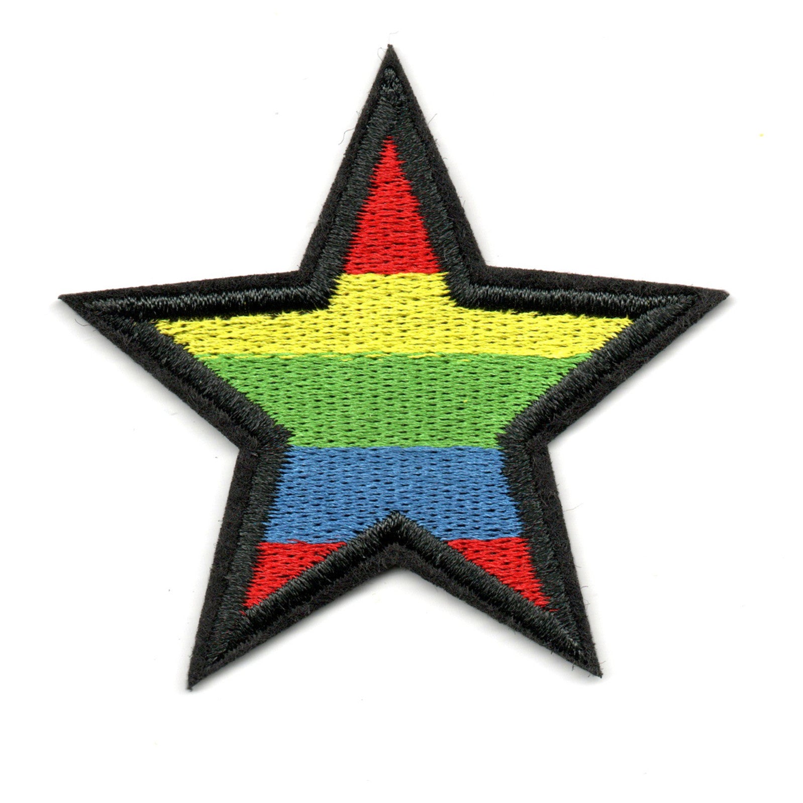 Wholesale Embroidered Patch Applique Trendy Cartoon Sun Flowers Rainbow Star Fruit Sew On Badge For Clothing DIY Craft Gift