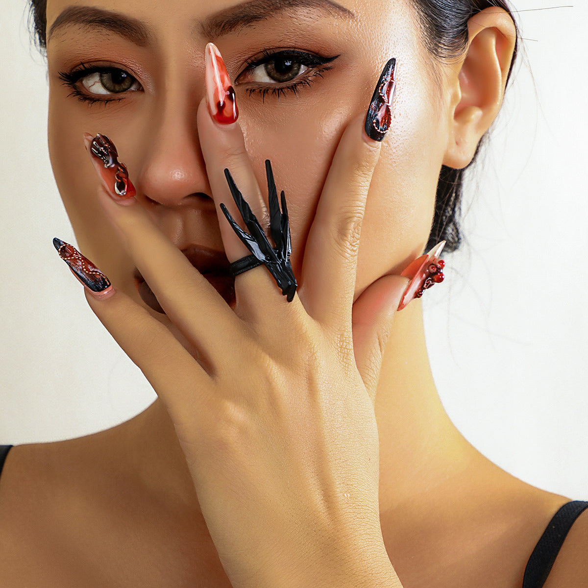 Wholesale Halloween Bibcock Alloy Adjustable Opening Ring