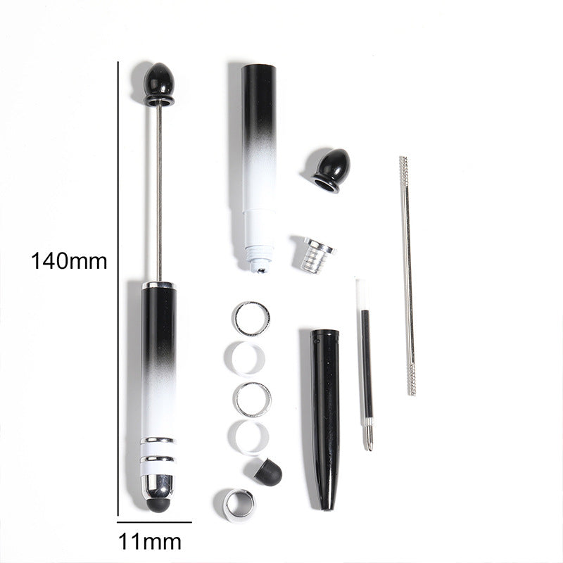 Wholesale 5PCS/PACK Beadable Pens Diy Touch Screen Multi-color Gradient Multi-function Dual-purpose