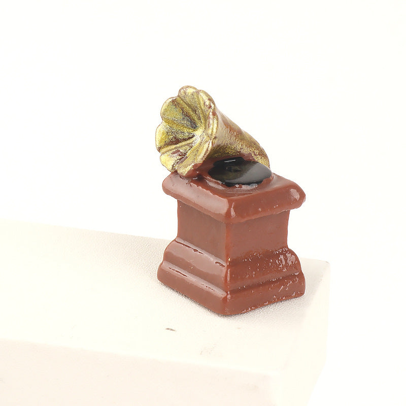 Wholesale Retro Nostalgic Camera Voice Recorder Mini Resin Ornaments Home Living Room Decoration Photo Props Ornaments