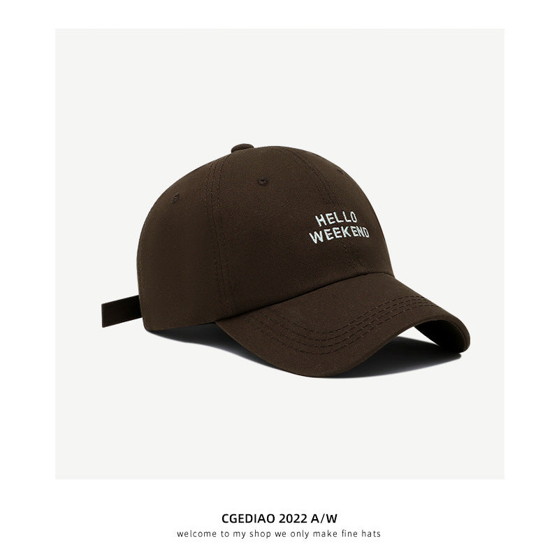 Wholesale Letter Embroidery Curved Brim Baseball Hat