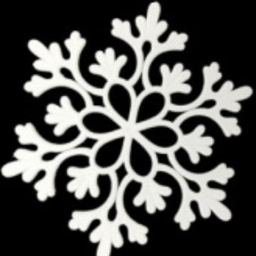 Wholesale Sales multi-style plastic snowflake  decoration