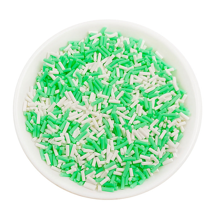 Wholesale Simulation soft clay long strip sugar granules 50 grams chocolate handmade materials