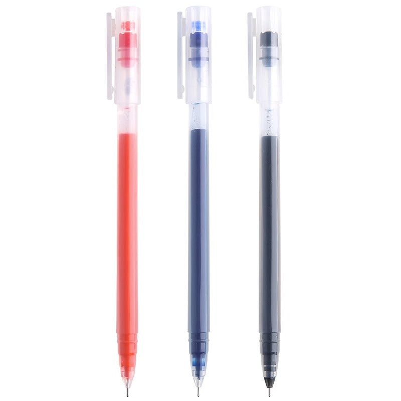 Wholesale Large Capacity Frosted Simple Plastic Neutral Pens
