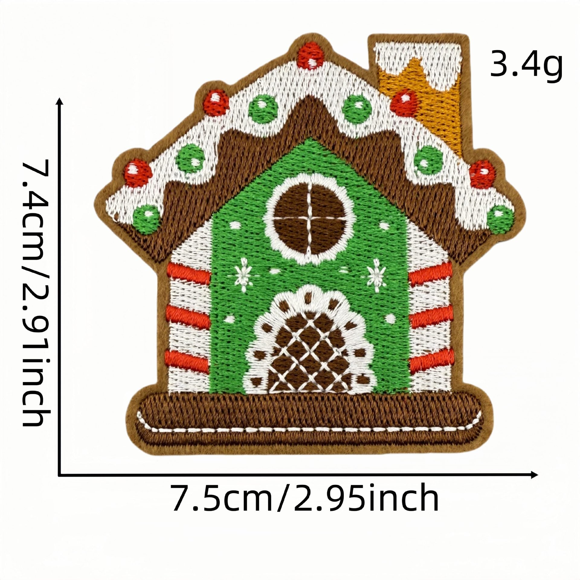 Wholesale Cartoon Christmas embroidery patch accessories ironing hot melt adhesive