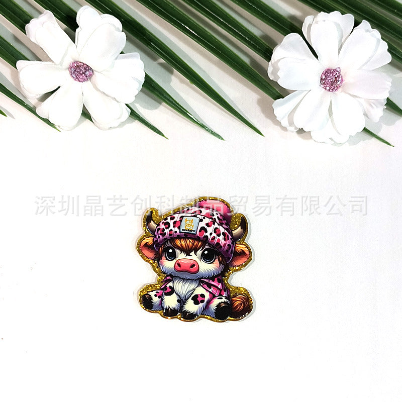 Wholesale 10pcs/pack Sequin Acrylic DIY Accessories