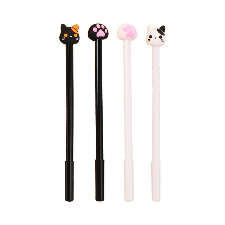 Wholesale Creative Cat Cartoon Plastic Gel Pen