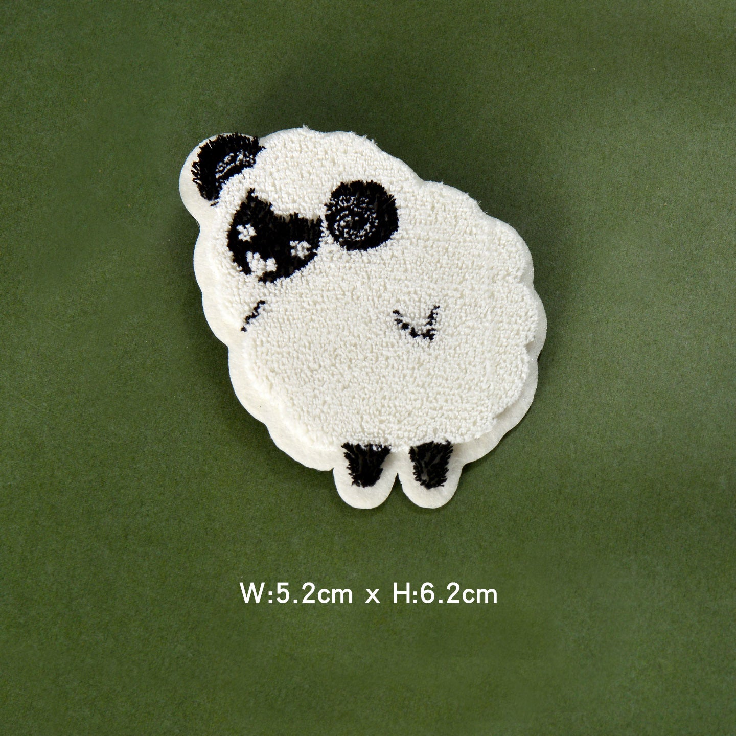 Wholesale Chic Embroidered Cartoon Sheep Patch Plush DIY Badge For Towel And Clothing Decoration