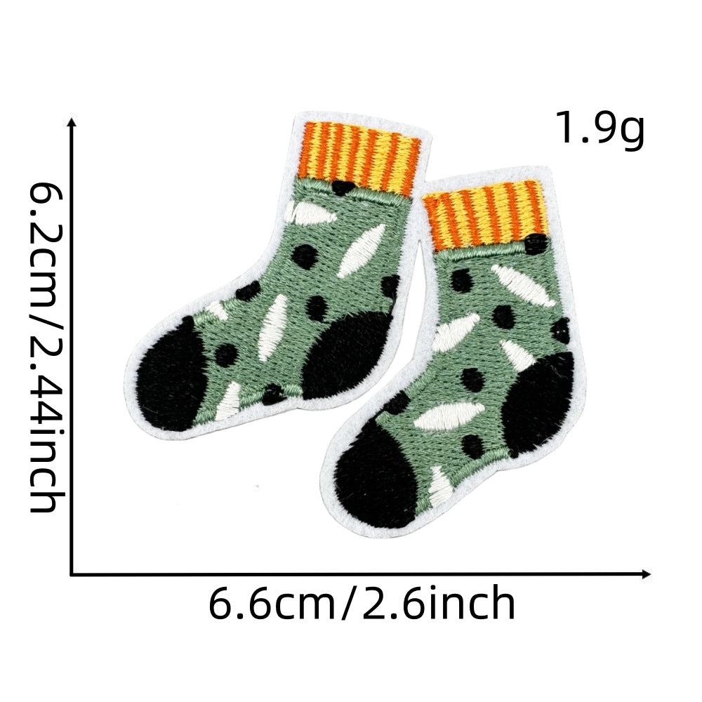 Wholesale Cartoon Autumn Harvest Embroidered Patches Pumpkin Maple Leaf Honey Pot Party Applique Decorative Craft Supply For Clothing Resale