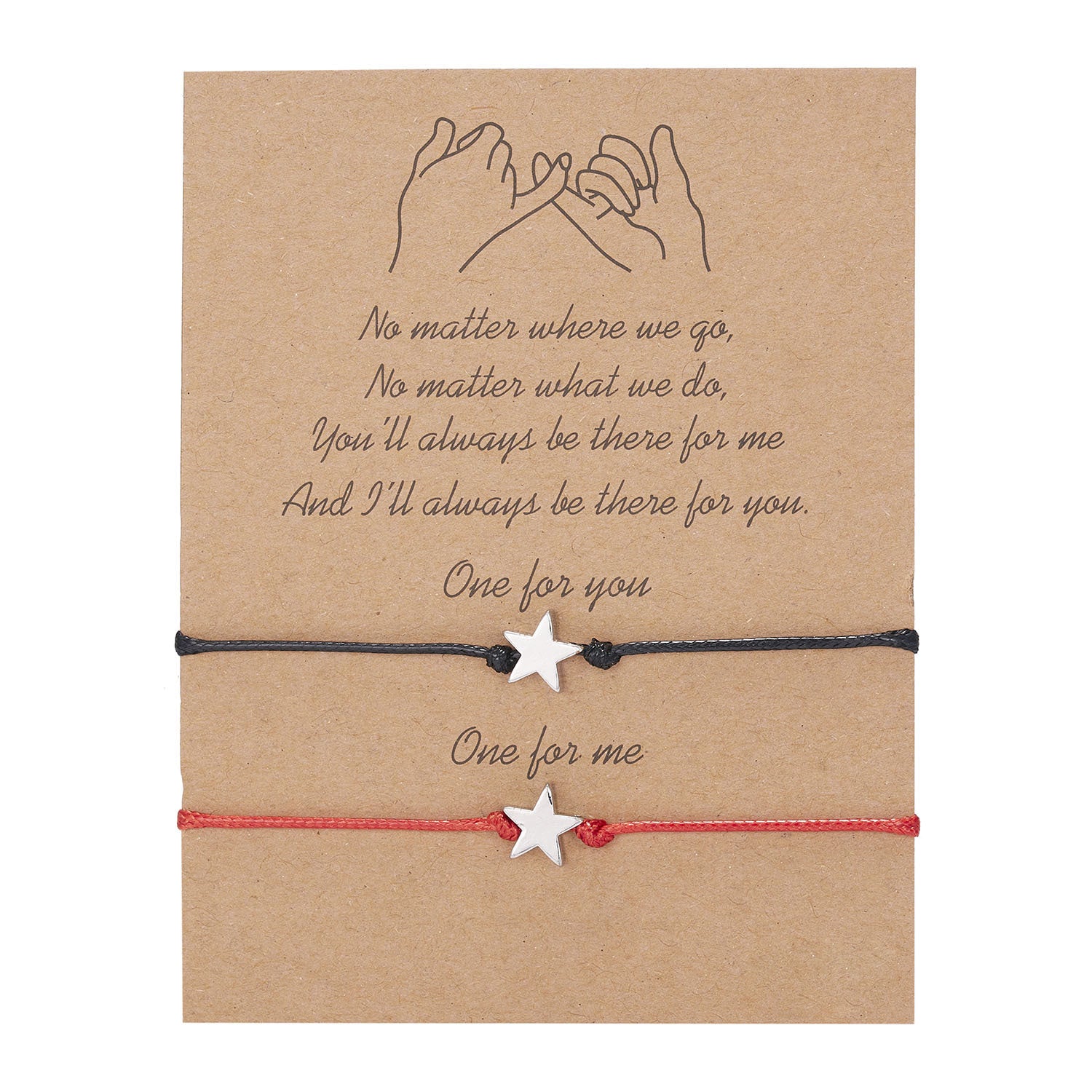 Wholesale Geometric 8-character Volcanic Stone Sunflower 2-piece Braided Adjustable Paper Card Bracelet