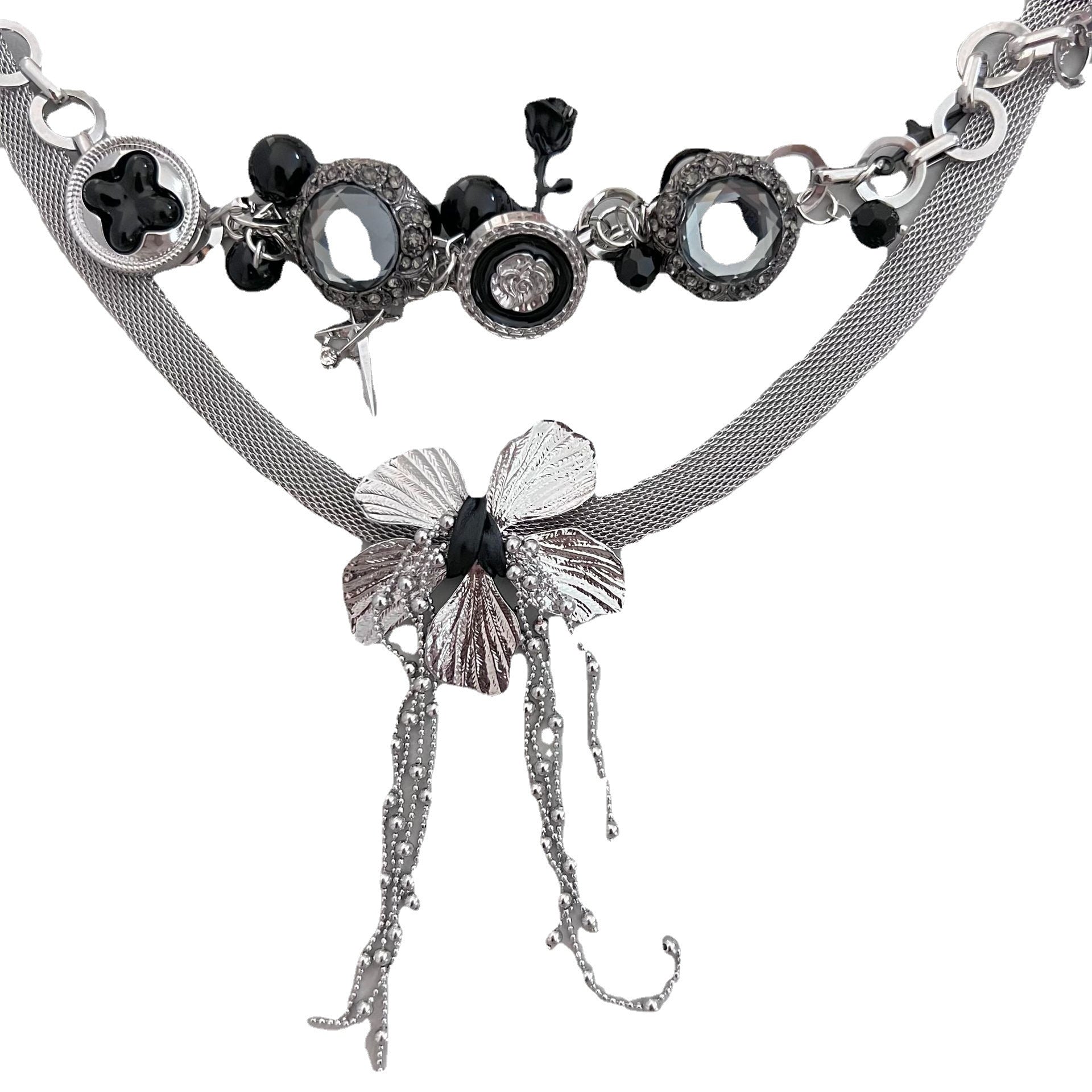 Collares de clavícula de aleación Y2K al por mayor