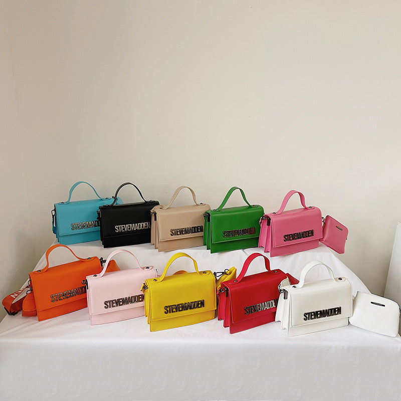Wholesale Letter Shaped Small Square Bag Handbag Single Shoulder Crossbody Bag