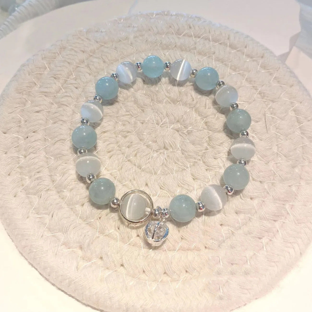 Wholesale Opal Crystal Butterfly Beaded Bracelet