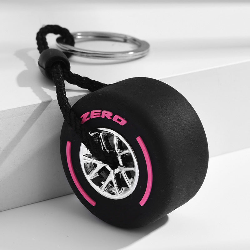 Wholesale Tire Soft Rubber Keychains