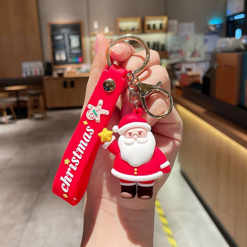 Wholesale Santa Claus Christmas Keychains