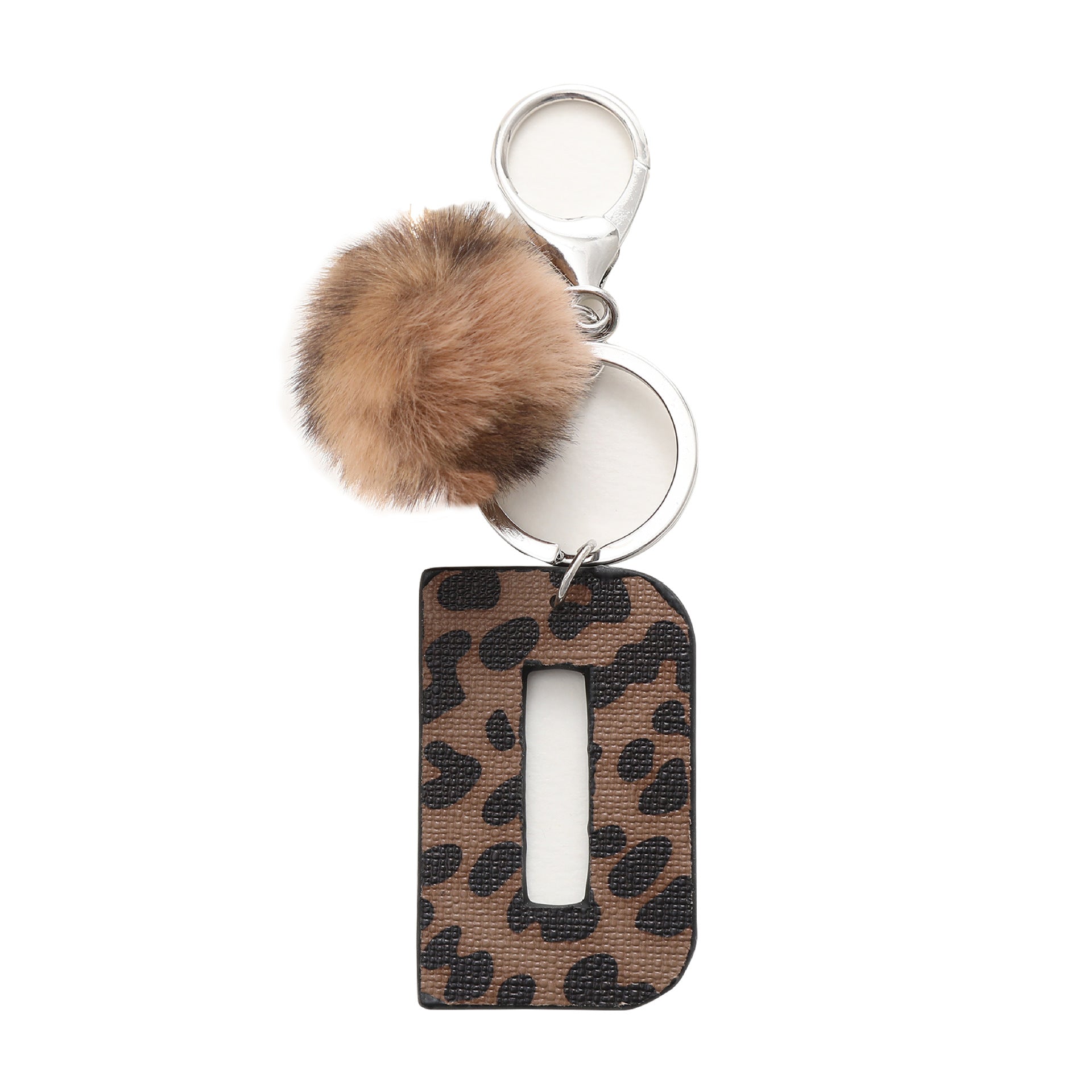 Wholesale Western Cowboy Leopard Leather Keychains
