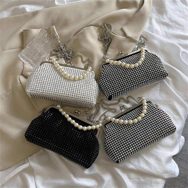 Bolsa de mensajero de hombro de perla por al por mayor PU