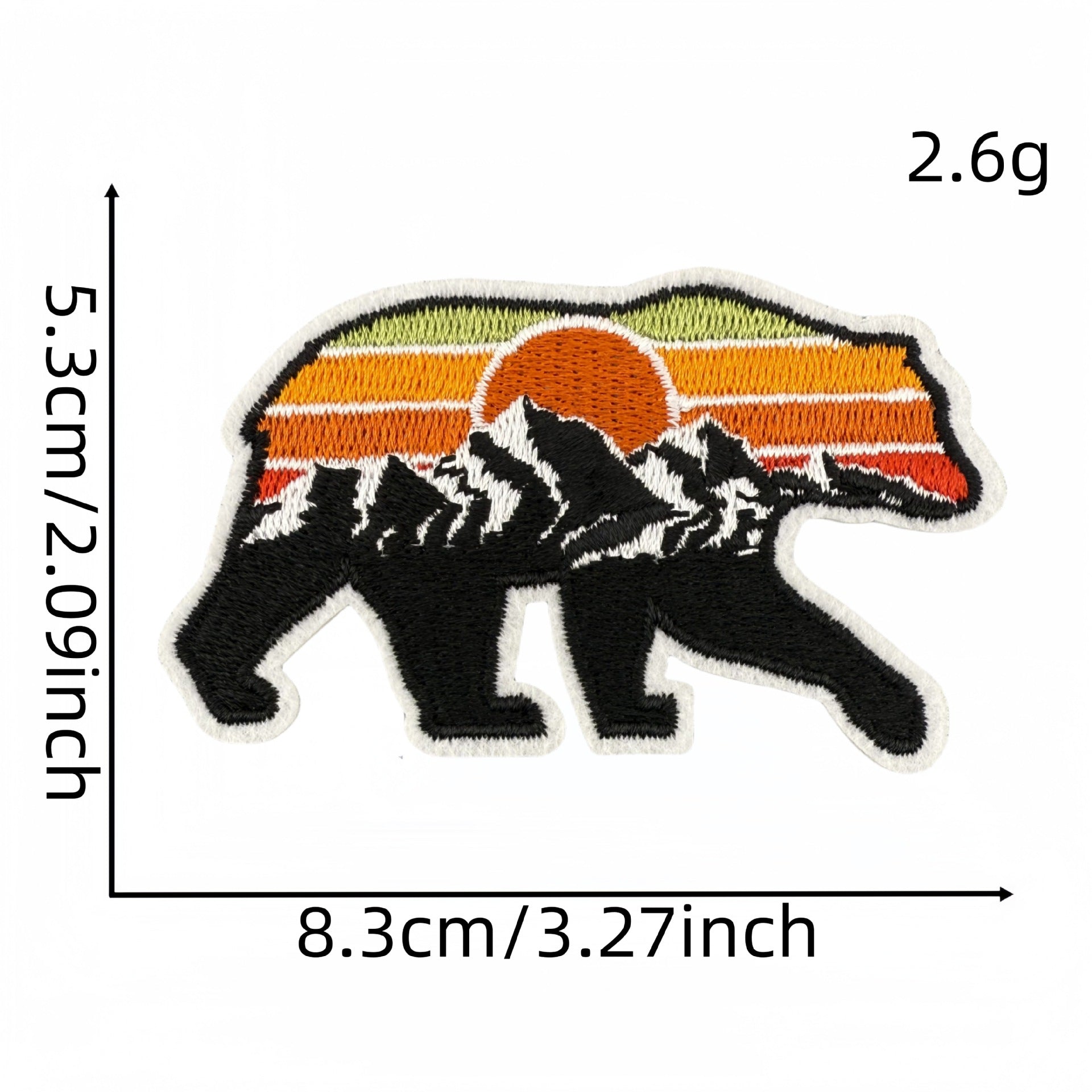 Wholesale Animal bear cloth patch embroidery patch accessories