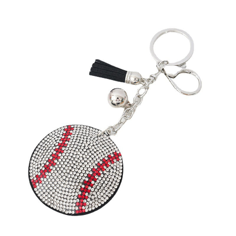 Wholesale 5pcs creative football basketball volleyball baseball keychain