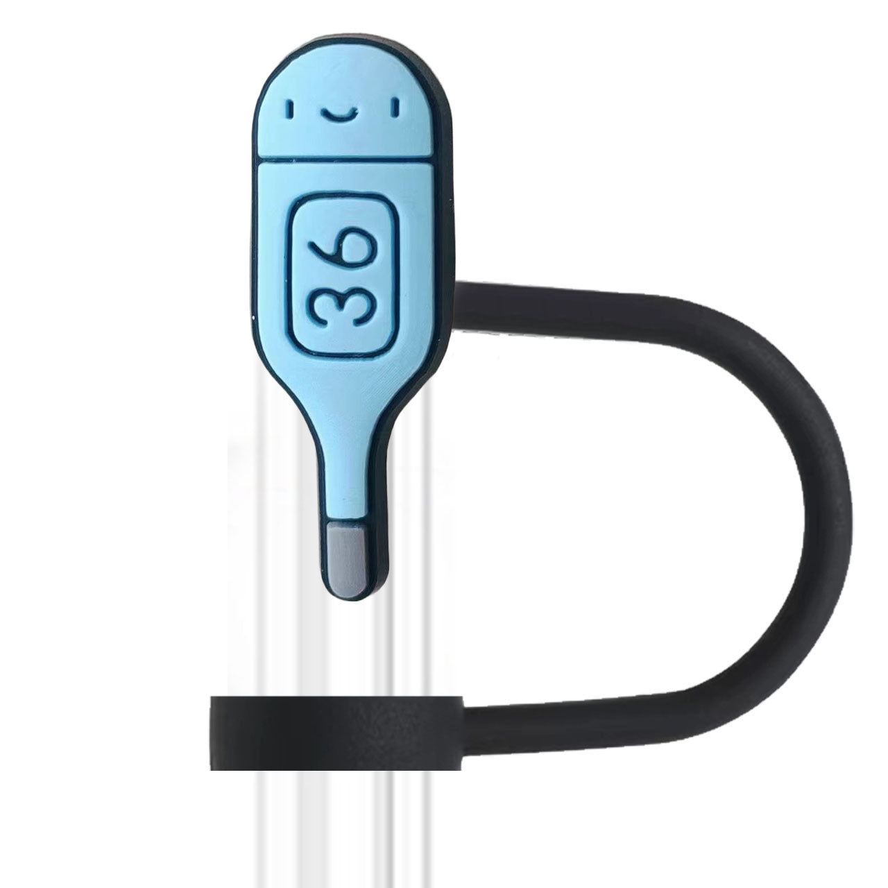 Wholesale 10pcs PVC 2-3cm Medical Series Cute Straw Cover Cup Decoration