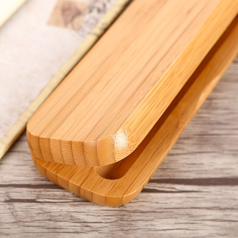 Wholesale Bamboo Pen Fountain Pen Gel Signature Pen Ballpoint Pen Retro Business Gift Bamboo Pen Set Engraving